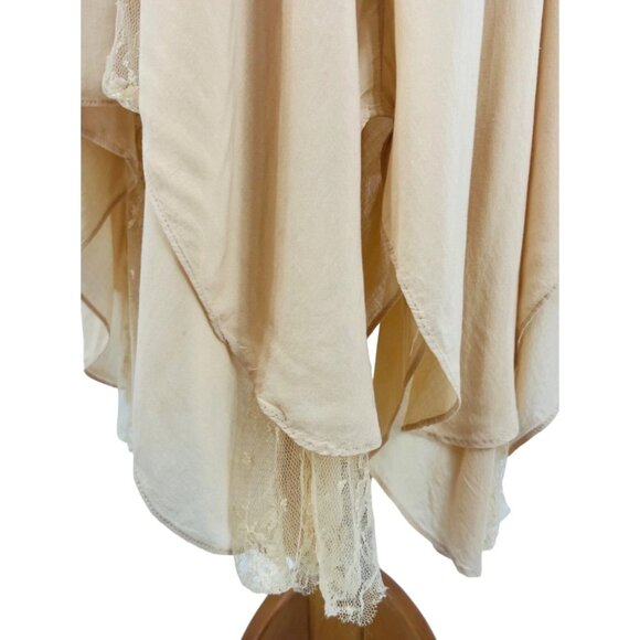 RARE Free People Pieced Together Mini Slip Dress| Boho Indie Sleaze Fairy Grunge - Picture 10 of 16